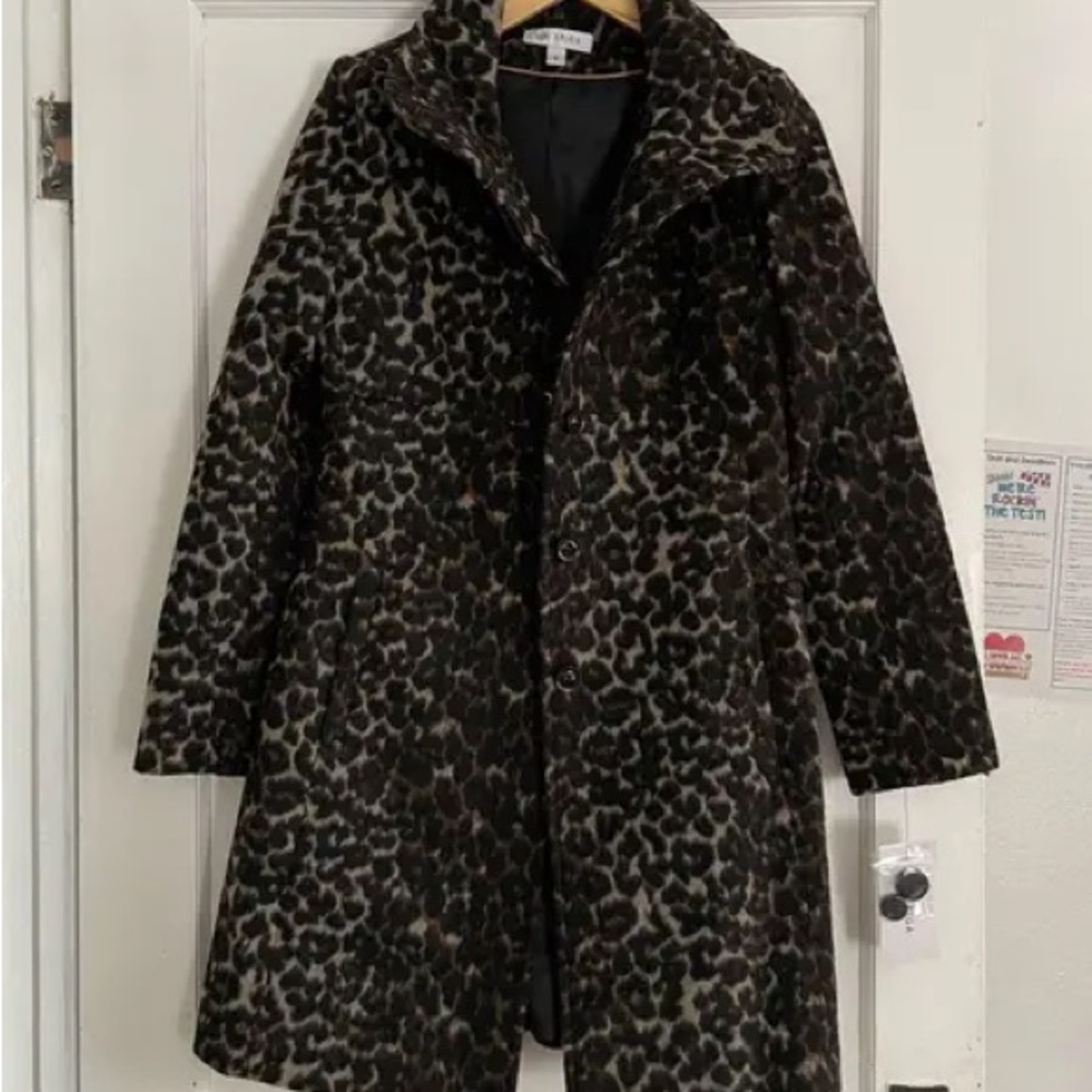 🐅🐆ZARA- LIKE tweed - wool blend dress coat🐆🐅 - Picture 2 of 4